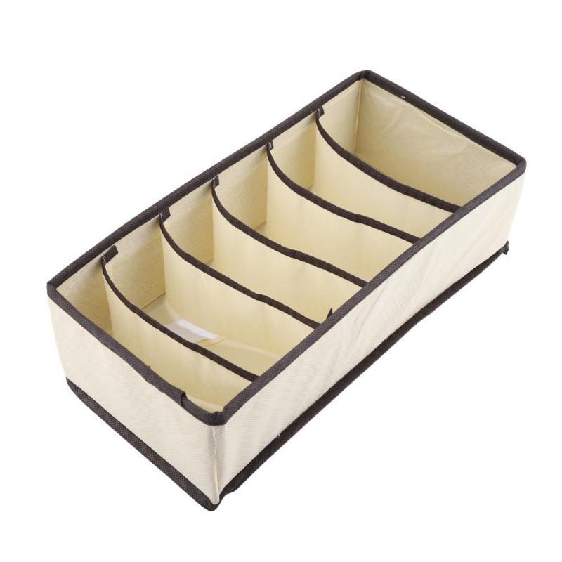 Portable Foldable Divider Storage Box Case Container for Bra Underwear Sock