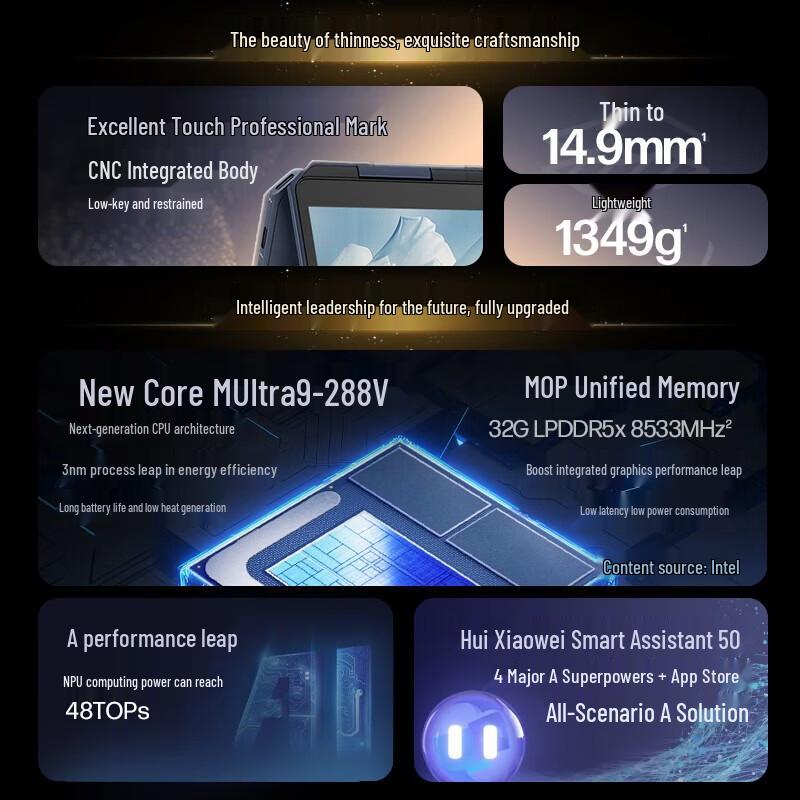 HP Ультрабук 2-в-1 OmniBook Ultra 14-дюймовый с OLED-дисплеем (Китайская версия)