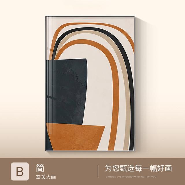 Абстрактные геометрические линии, холст, живопись, современный минималистский домашний декор, постеры, принты, настенные художественные картинки для гостиной, отеля