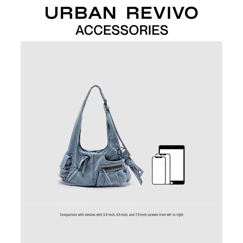 Модная джинсовая сумка через плечо для женщин URBAN REVIVO