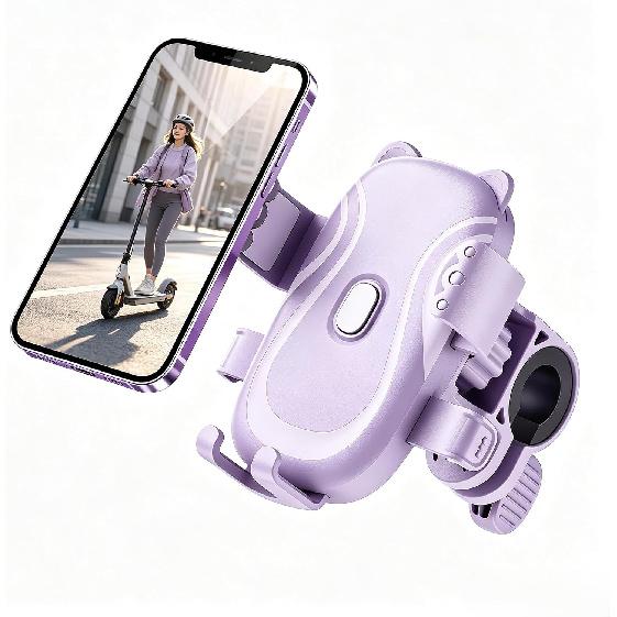 Motorcycle & Bike Phone Mount, Durable & Stylish Handlebar Holder