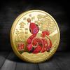 Красочные памятные монеты Lucky Cat, позолоченные коллекционные монеты Luck Of Cat, металлические коллекционные украшения в стиле фэн-шуй