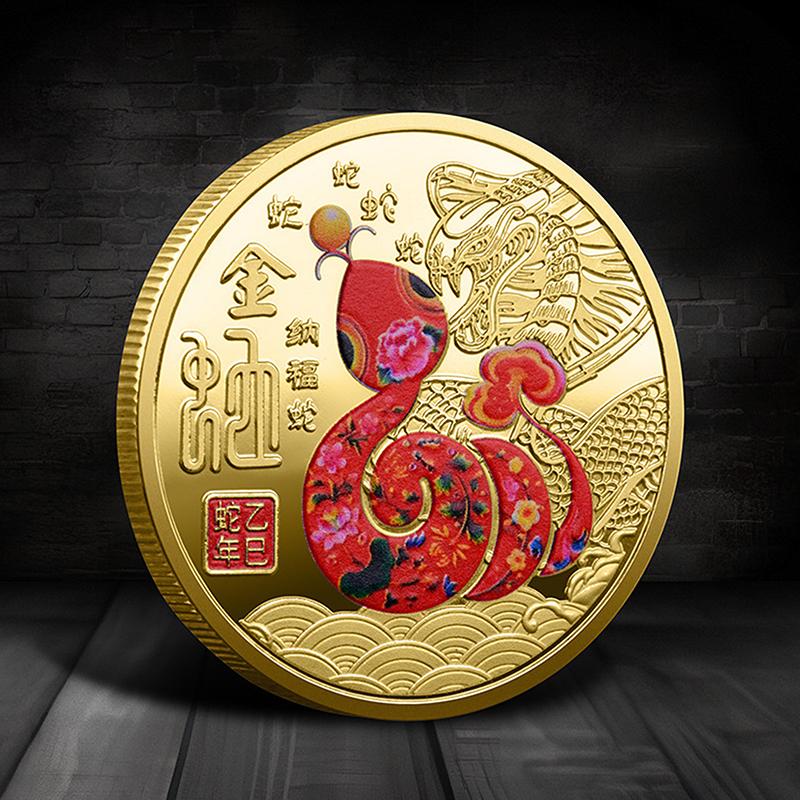 Красочные памятные монеты Lucky Cat, позолоченные коллекционные монеты Luck Of Cat, металлические коллекционные украшения в стиле фэн-шуй