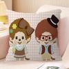 Japanese Cute Doll M-Monchhichis Personalized Pillow Cover Kids Bedroom Wild Party Decor Pillowcase Kid Birthday Shower Gift