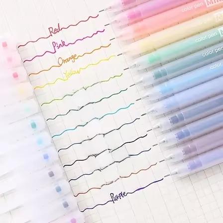 12-Color 0.5mm Gel Pen Set for Journaling and Notes