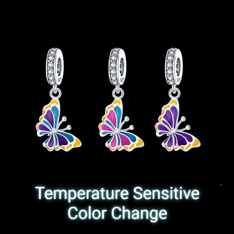 Copper Glow In The Dark Firefly Dangle Charms Fit Original Brand Bracelet And Necklace Jewelry Making Gift