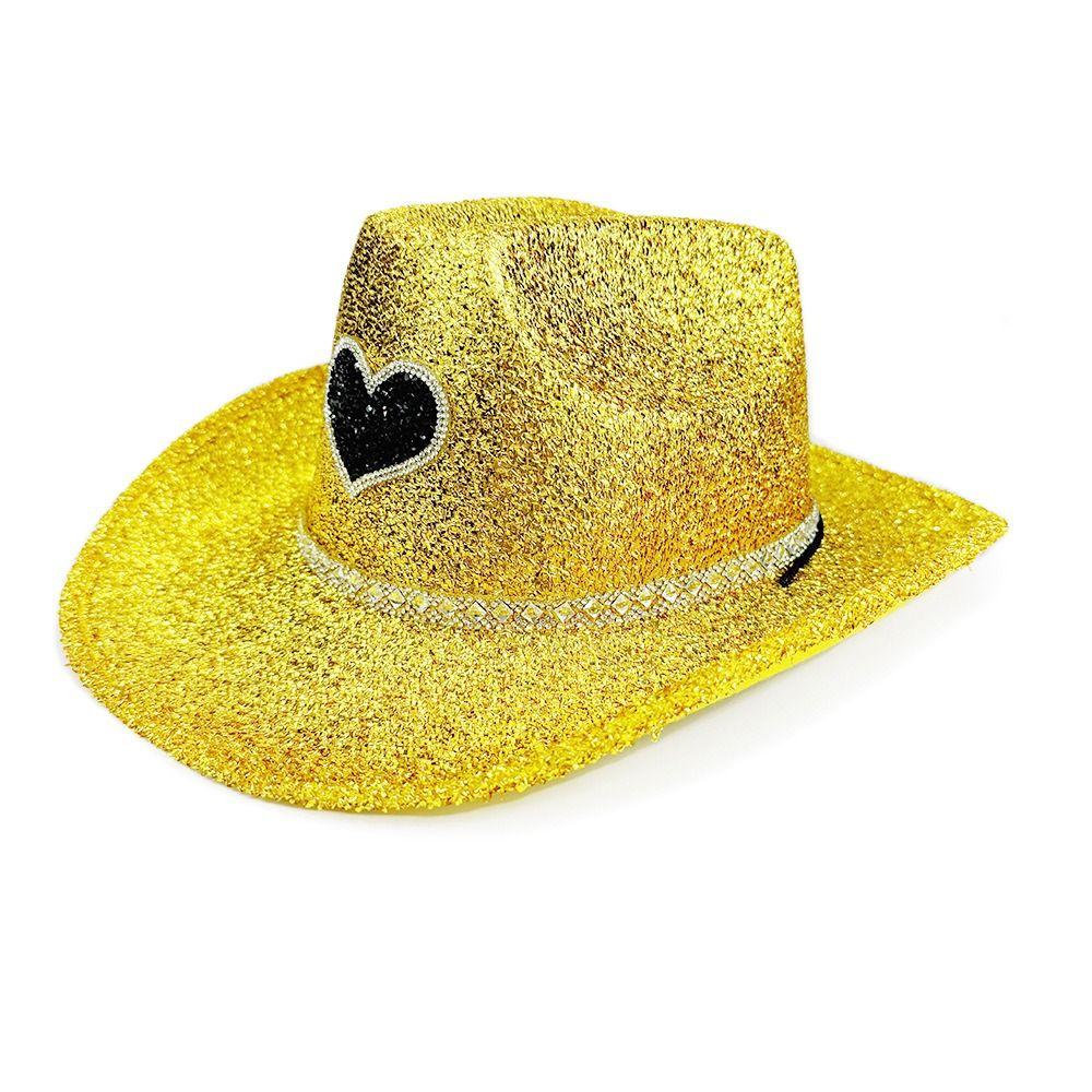 Western Cowboy Hat Glitters Cowgirls Cap Fashion Stage Show Hat for Men Women