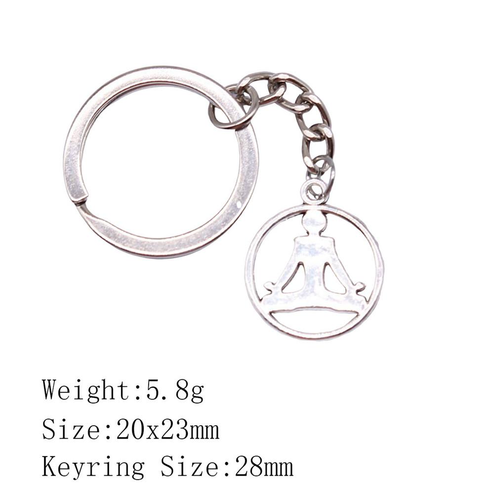 Новый год Женский брелок Йога Спортивный брелок Дешевые вещи Цепь Мужчина