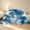 Lightweight Tie-Dye Flannel Blanket Soft, Skin-Friendly, Cozy & Warm Throw for Home Decor, Window Sill, Christmas & Halloween