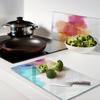Decorative Glass Chopping and Serving Boards, Colored Spots, 2x30x52 cm