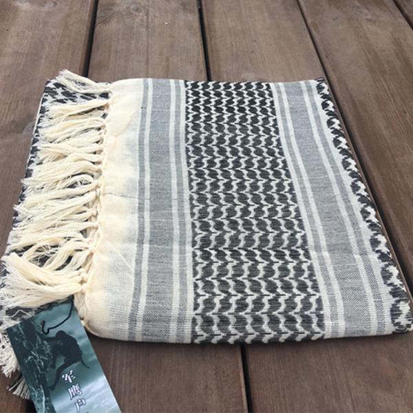 Fashion Shemagh Mens Square Outdoor Shawl Military Arab Tactical Desert Army Shemagh KeffIyeh Arafat Scarf Fashion