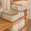 Quilt Storage Bag Clothes Storage Organizer Bedroom Wardrobe Organizer with Zipper Winter Clothing Storage Bags Home Decor