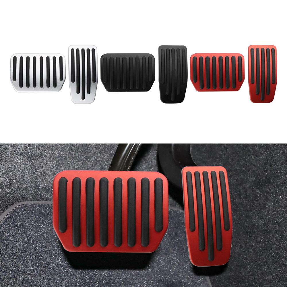 Car Pedal Cover for Tesla Model 3 Model Y 2017-2024 Gas Fuel Brake Pedals Pas Aluminum Alloy Non Slip Protector Accessories de3