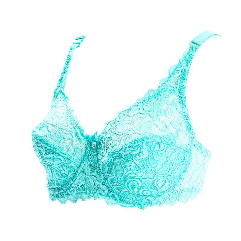 Elegant And Sexy Lace Women Bra Plus Size 75-100 D E Ultrathin Brassiere 95e 100e Underwear