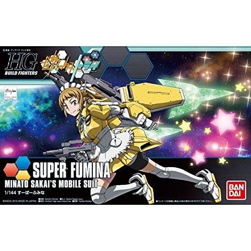 HGBF Gundam Build Fighters Try Super Fumina Scale Plastic Model 1/144 Color-coded