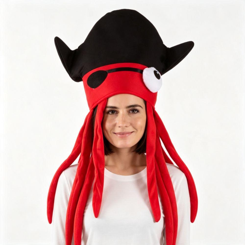 Halloween Celebration Octopus Cap Whimsical Octopus Costume Headpiece Funny Party Hat Carnival