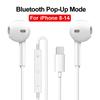 Headphones In Ear Headset Wired Earphones For iPhone 16 Pro Max 7 8 XS XR 11 12 13 14 Microphone Stereo Earbuds In-line Control