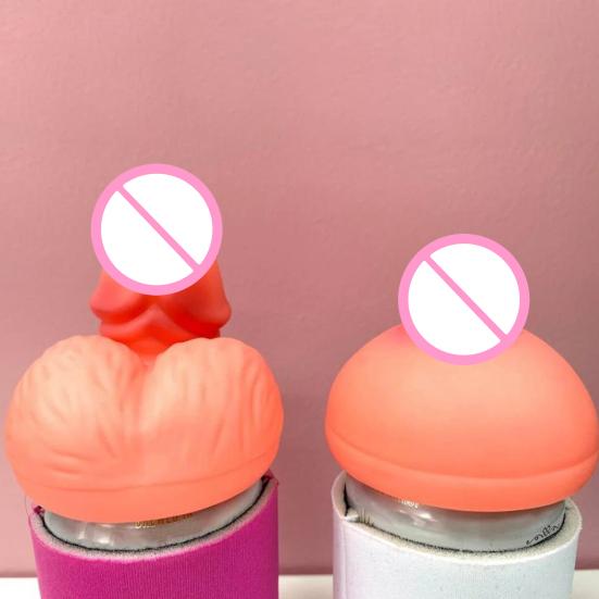 Крышка для чашки Гибкая декоративная креативная интересная силиконовая крышка для банки пива и колы Подарки для вечеринки