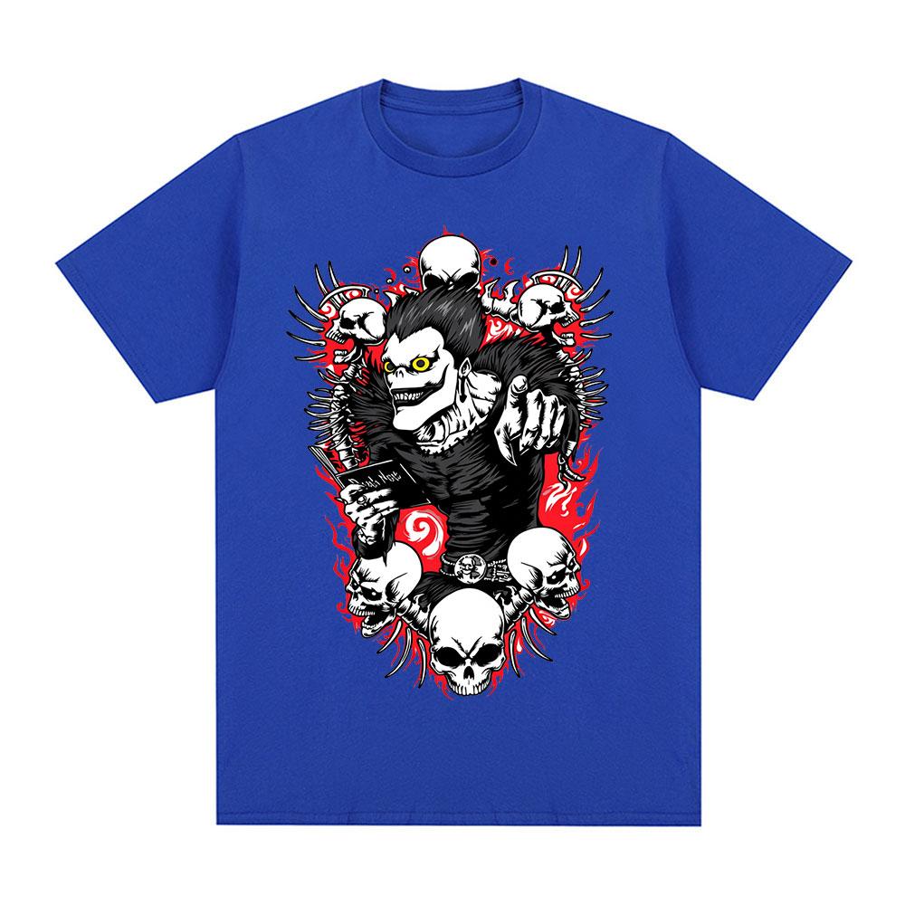 Anime Death Note Ryuk Yagami Light T Shirt Summer Unisex Women Clothing Cotton Tshirt Fashion Oversized Short Sleeve Tshirts Tops