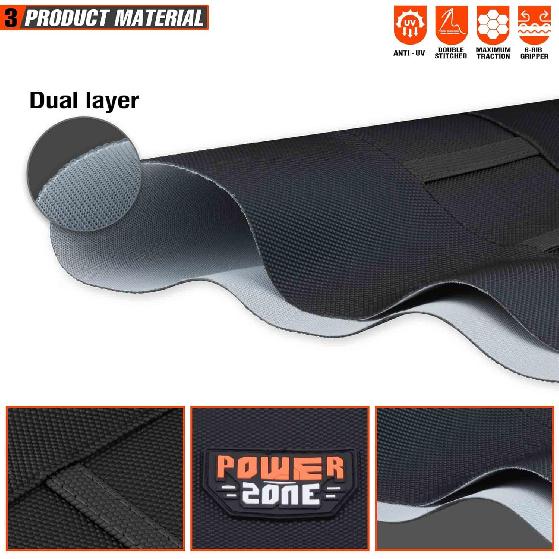 Motorcycle Universal Seat Cover Non-Slip Rubber Striped Gripper Soft Sewing For CRF WR WRF RMZ YZF SXF EXC EXC XC SX CR KLX Dirt Pit Bike Motocross