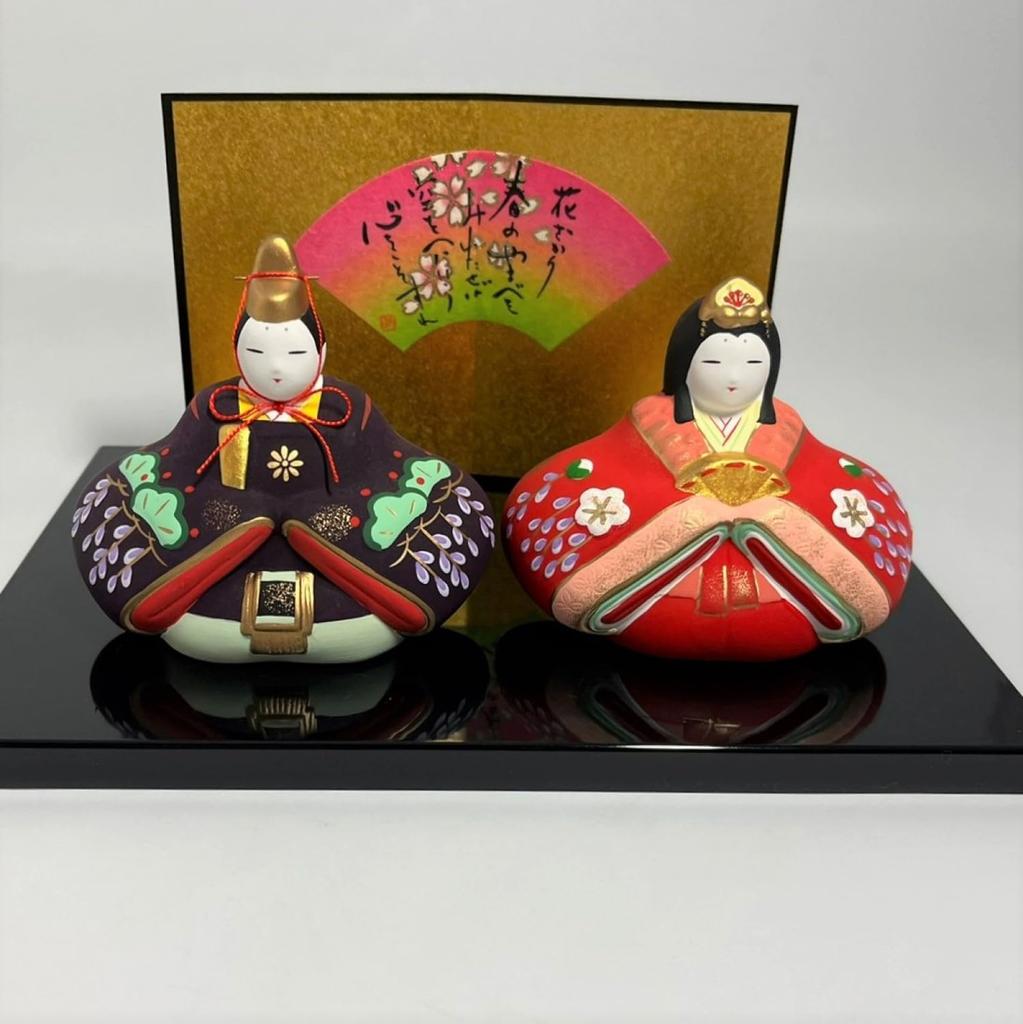 Yakushigama Peach Festival Hina Doll Nishikisa Imperial Prince Za Hina 2413 (Yakushigama) (Hanamai/Small)