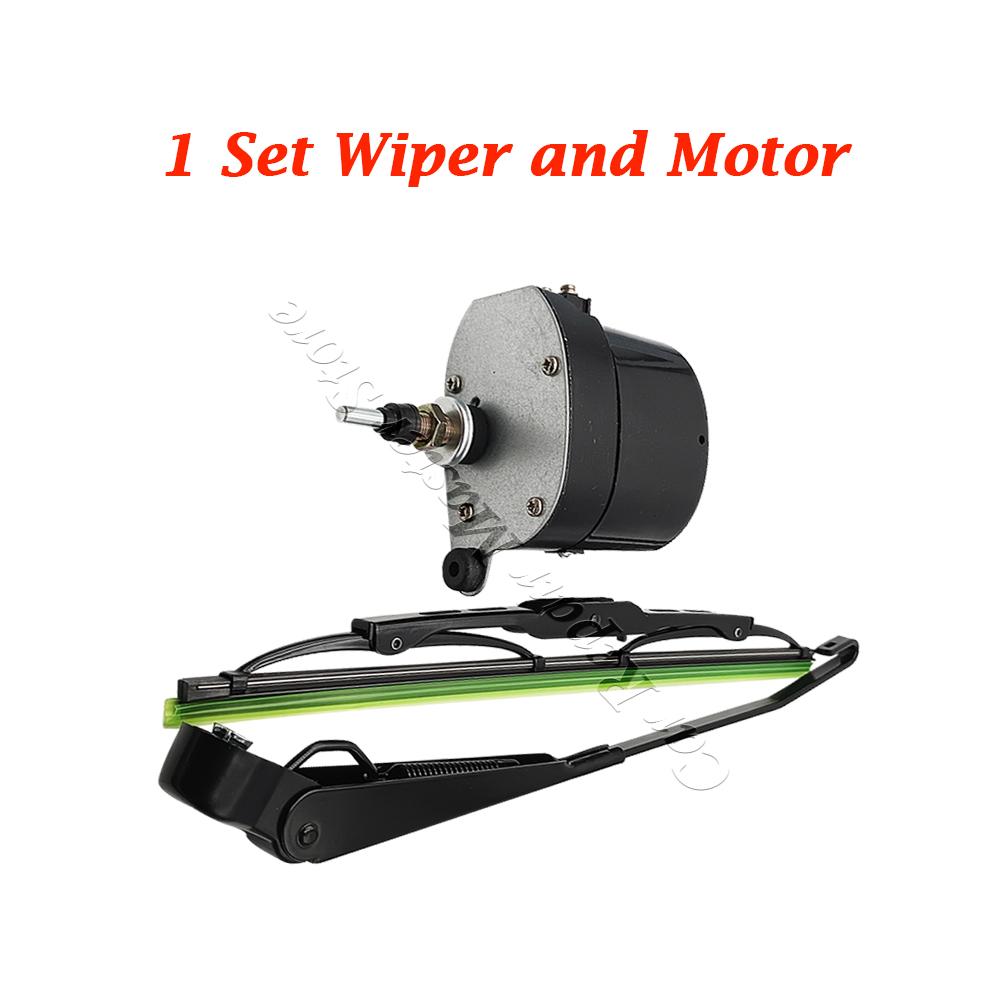 01287358 7731000001 0390506510 Universal 12V Windscreen Wiper Motor Or Arm With Blade Fit For Willis Jeep Tractor