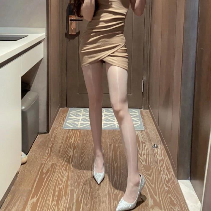 Женские плотные сексуальные эластичные чулки с маской, стальные чулки, женские атласные блестящие ультратонкие длинные носки, колготки