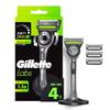 Бритва Gillette Men's Close Shave Lab со стендом, 4 сменные кассеты и подставка [Эксклюзивно для Amazon.co.jp]