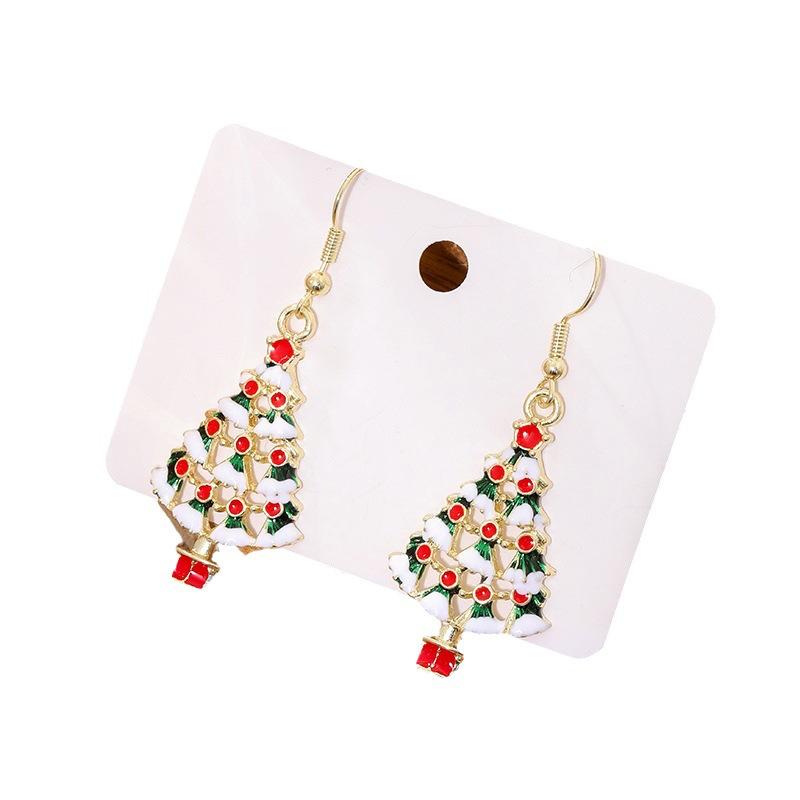 1 Pair of Ladies' Christmas Earrings, Christmas Gift for Everyday Wear, Christmas-themed Jewellery, Ladies' Accessories