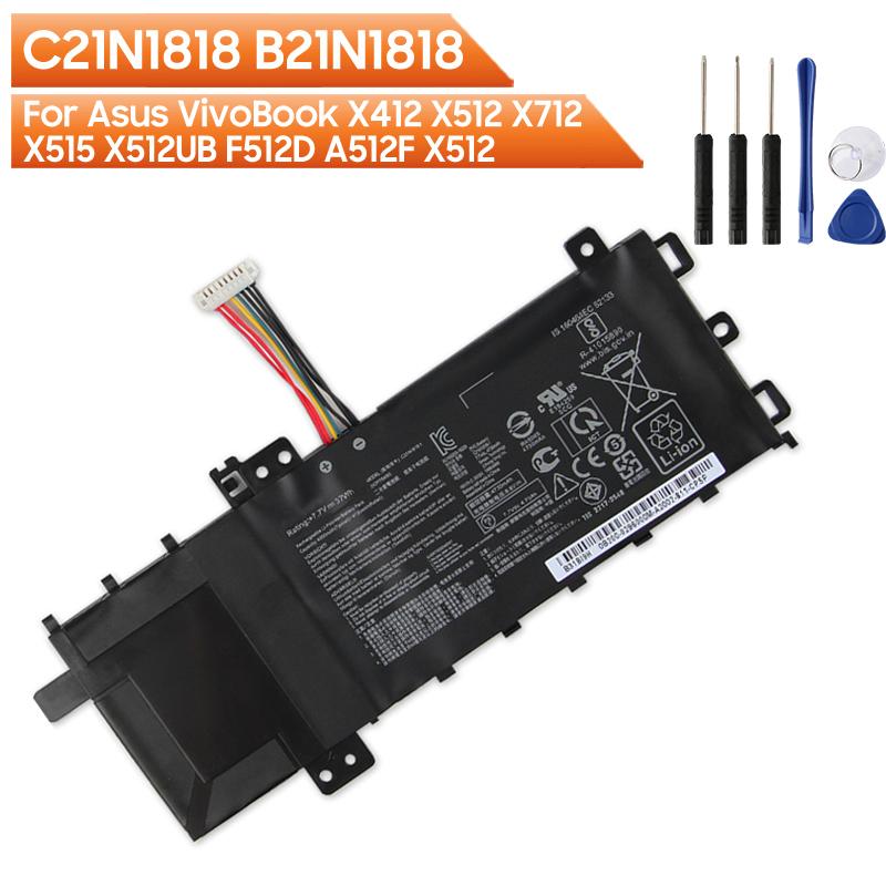 Replacement Battery C21N1818 B21N1818 for ASUS VivoBook X512 F512DA F512FA F512FB F512FJ X515 X515MA A509FB A509FJ