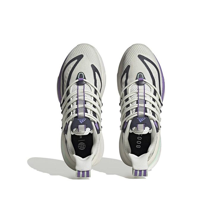 Adidas Alphaboost V1 Comfortable Versatile Shock Absorbing Non-Slip Durable Low-Top Training Running Shoes Women Sneaker White Black HP6616