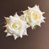 French Style Floral Stud Earrings Cloth Drop Earrings Sweet Rose Flower Earrings  Beach
