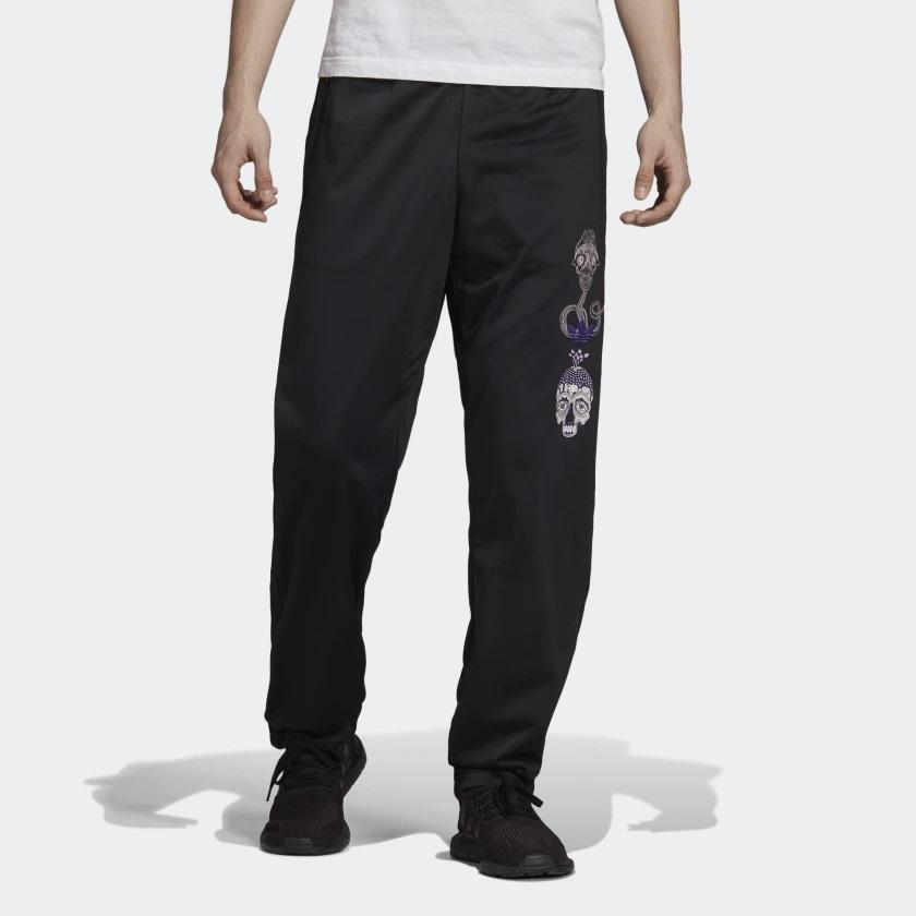 adidas Спортивные брюки Originals Fb с абстрактным принтом, мужские брюки, черные ED9359
