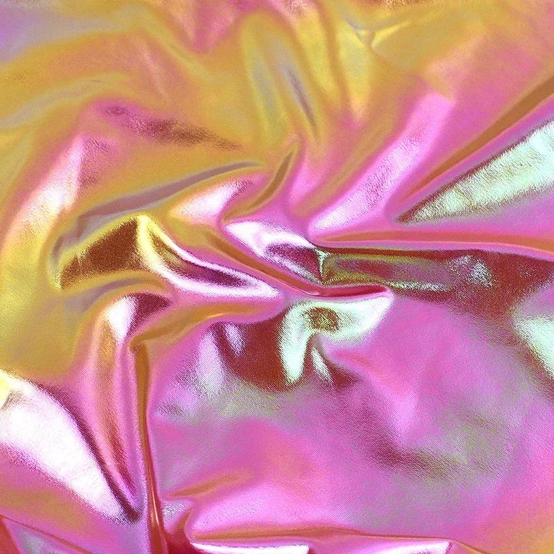 45/90*145cm DIY Sew Accessories Glitter Spandex Stretch Fabrics Colored Elastic Sewing Cloth Dresses Cosplay Decoration Fabric