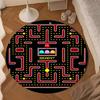 colorful game Adventure Round Rug for Livingroom,Bedroom, Palyroom, Chair Rug, Area rug, Circle Carpet, Large Size Fan Christmas gift