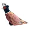 Handmade Solid Wood Art Hand Carved Basswood Ornament, Bird/Chicken/Crow/Duck Shape, Collectible Wildlife Craft Minimalist Figurine for Home Bookshelf