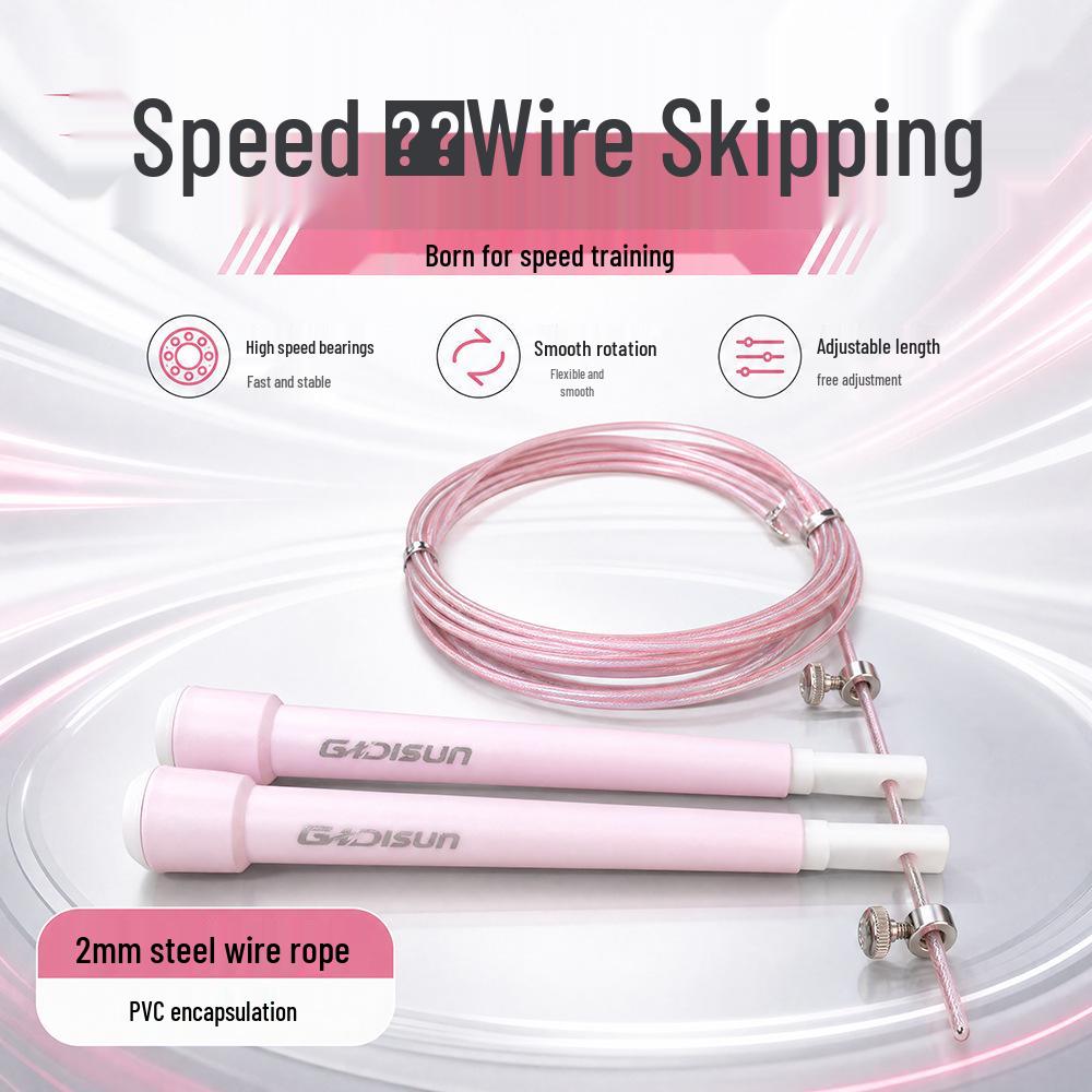 High-Speed Steel Jump Rope for Students & Adults - Ideal for Competitions, Fitness, and Weight Loss
