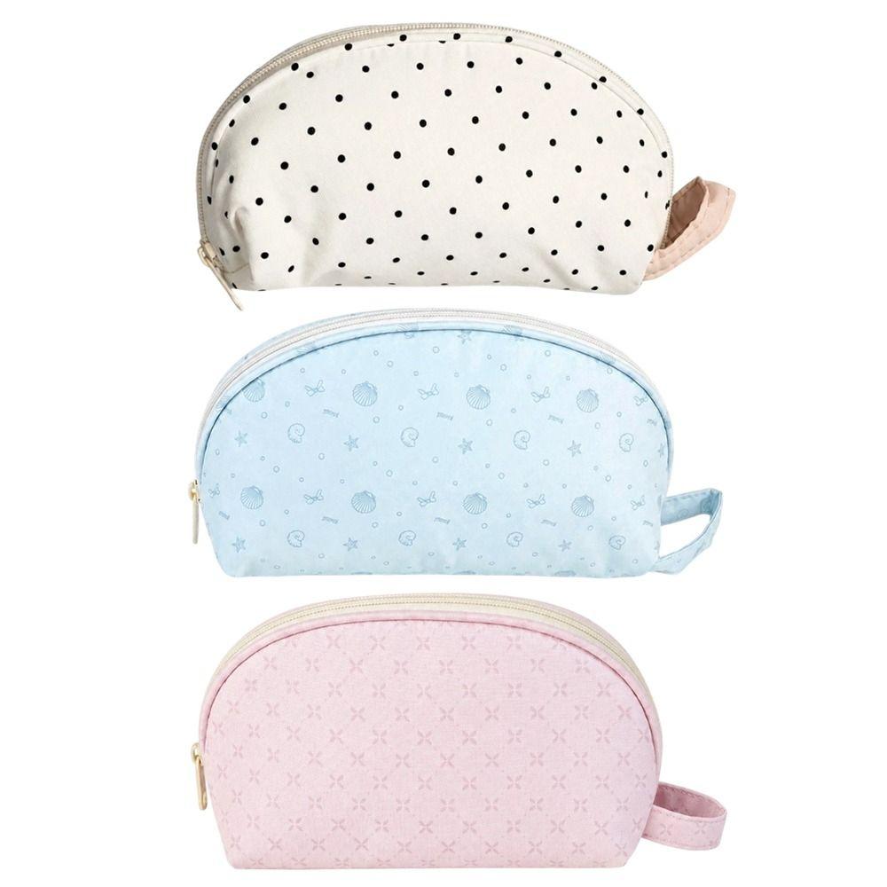 Polka Dot Pattern Pen Bag Large Capacity Pencil Pouch Korean INS Stationery Pouch  School Supplies