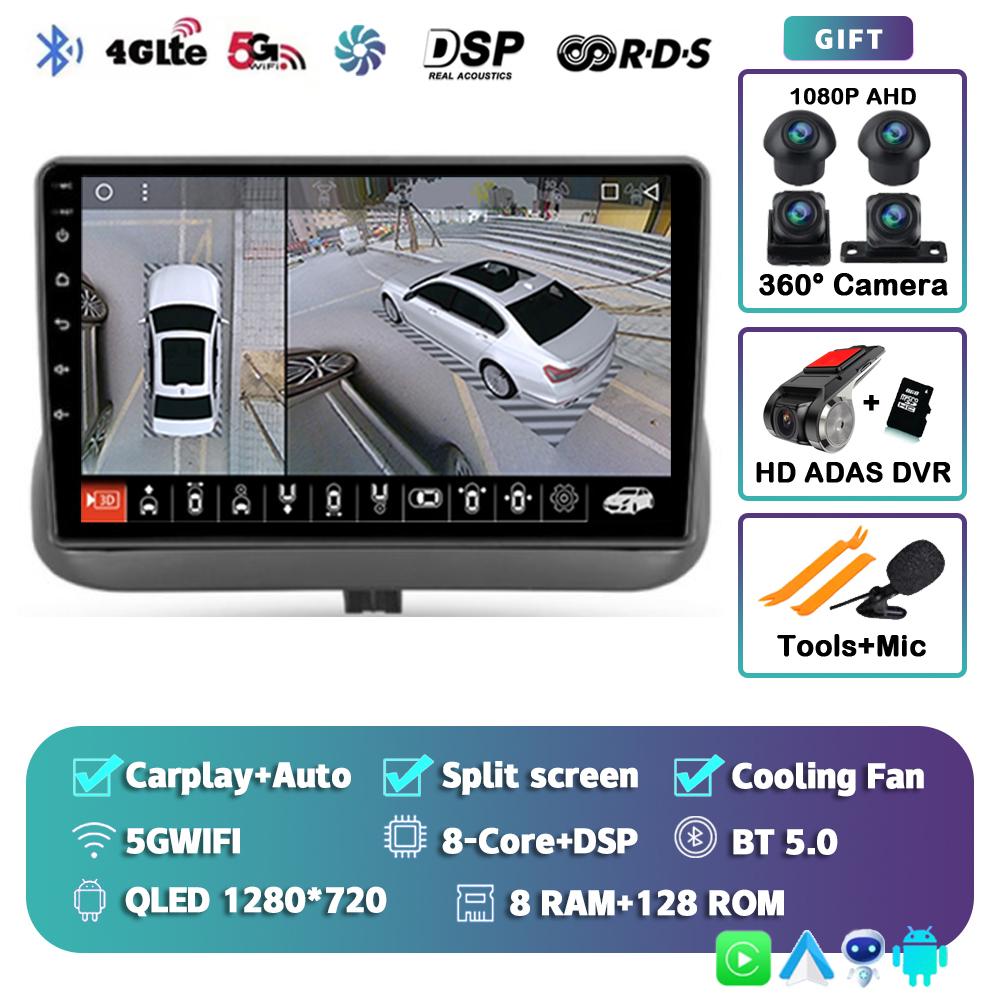 Android 14 Автомагнитола Carplay Для Toyota Corolla E110 VIII 1995-2002 4G+WIFI GPS Навигация Мультимедийный Видеоплеер Без 2din DVD