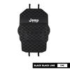 For Jeep Leather Car Interior Seat Anti Kick Pad Seat Backrest Mat Grand Cherokee Wrangler JK Renegade Gladiator Compass AKN1