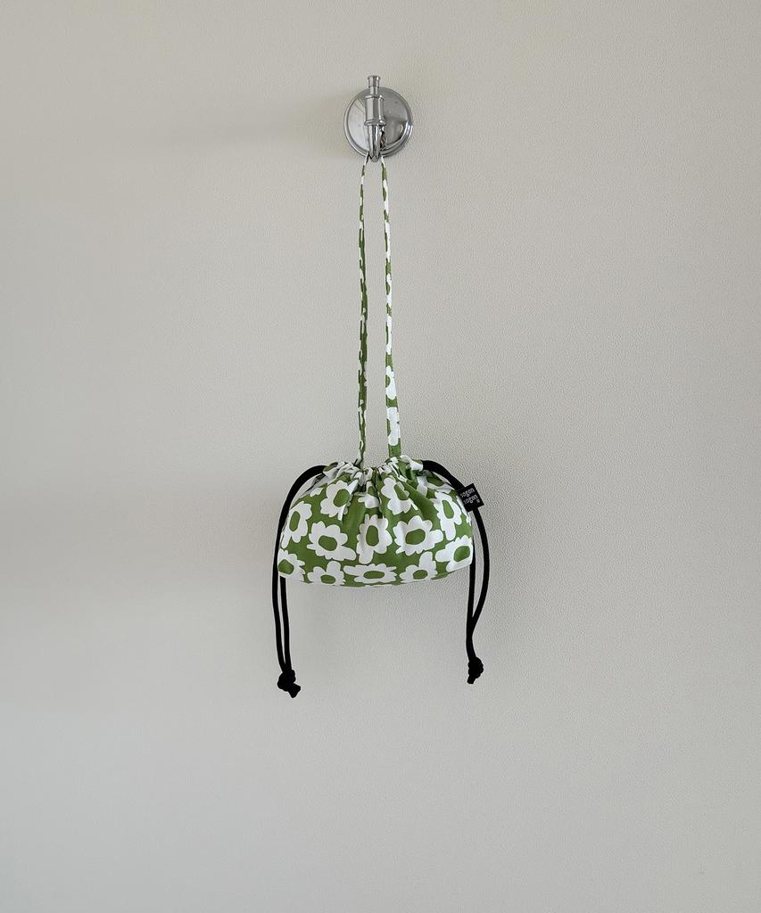 Мини-сумка-сетка Sogonsogon Bloom Olive
