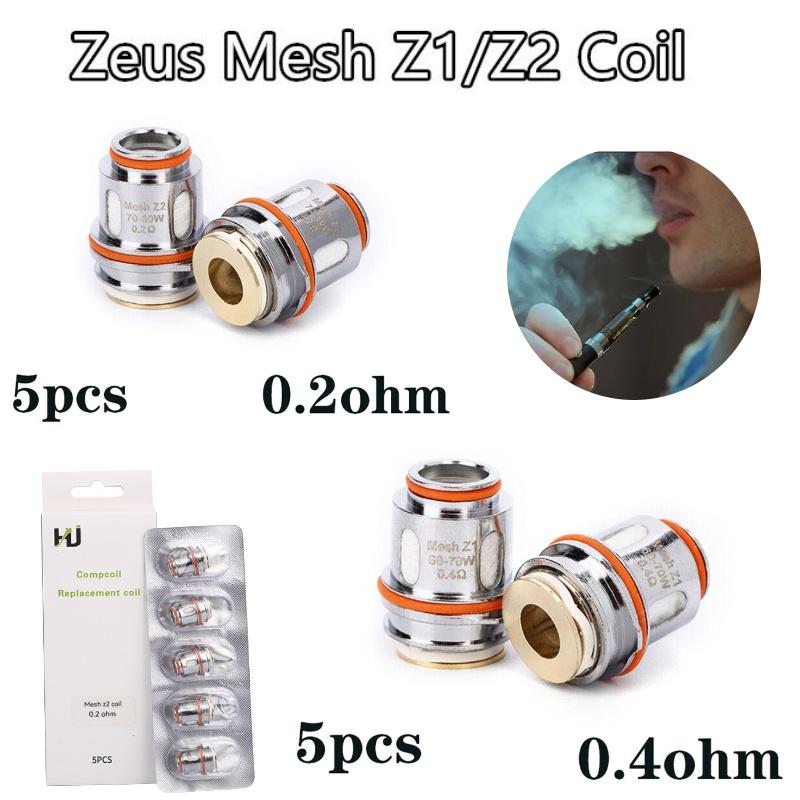 Zeus Z 0.2 Ом 0.4 Ом Сменные испарители Набор из 5 штук