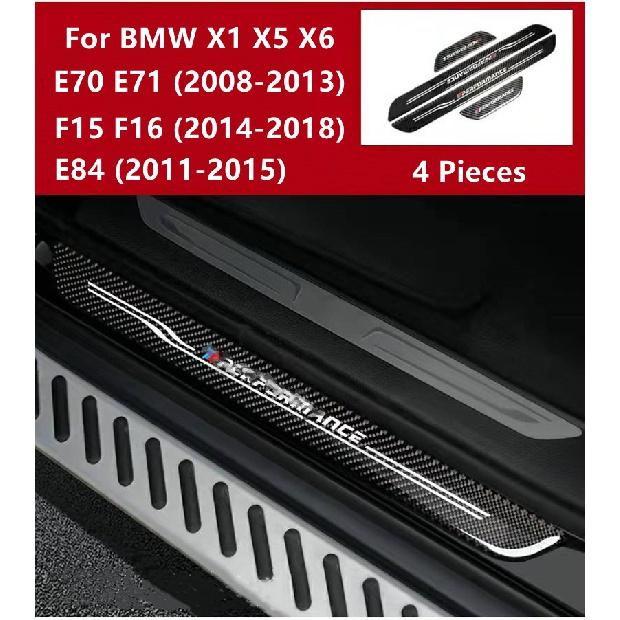 Углеродное волокно, накладка на порог автомобиля, накладки для BMW 3 5 E90 F30 F35 F34 3GT E60 F10 F18 X1 X3 X4 X5 X6 E84 F48 автомобиля
