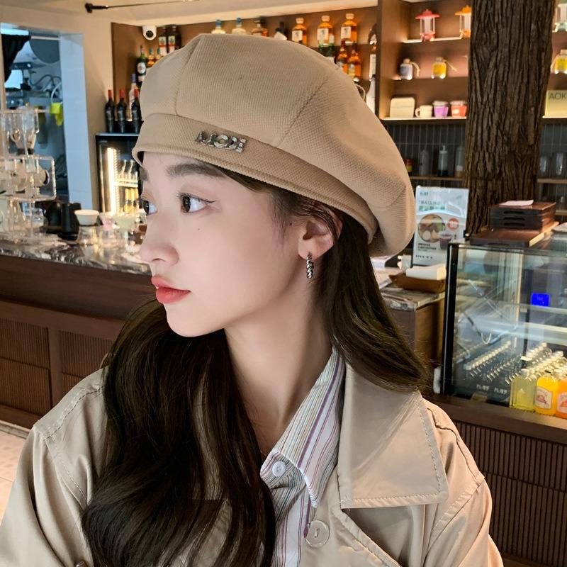 Осенне-зимняя шапка, Детская металлическая азбука, Берет, Шляпа художника