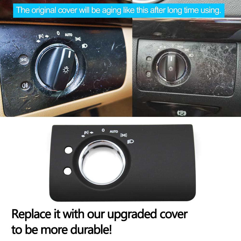 Аксессуары для салона автомобиля, передняя фара, кнопка переключения панели, накладка для Benz W164 ML GL 300 350 450 500