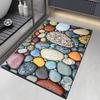 Stone Design Diatomite Bath Mat Bathroom Non-slip Shower Foot Mats Absorbent Quick Dry Toilet Rugs Carpet Doormat Washable