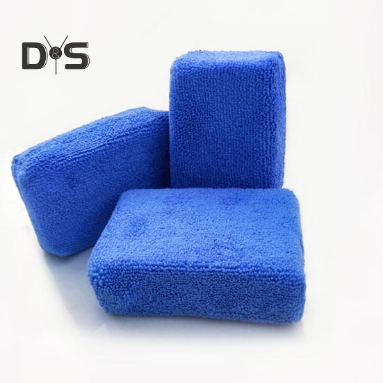 Мягкий аппликатор из микрофибры, супер водопоглощающая автомобильная губка для мытья воском, чистящая подушечка, автомобильные аксессуары