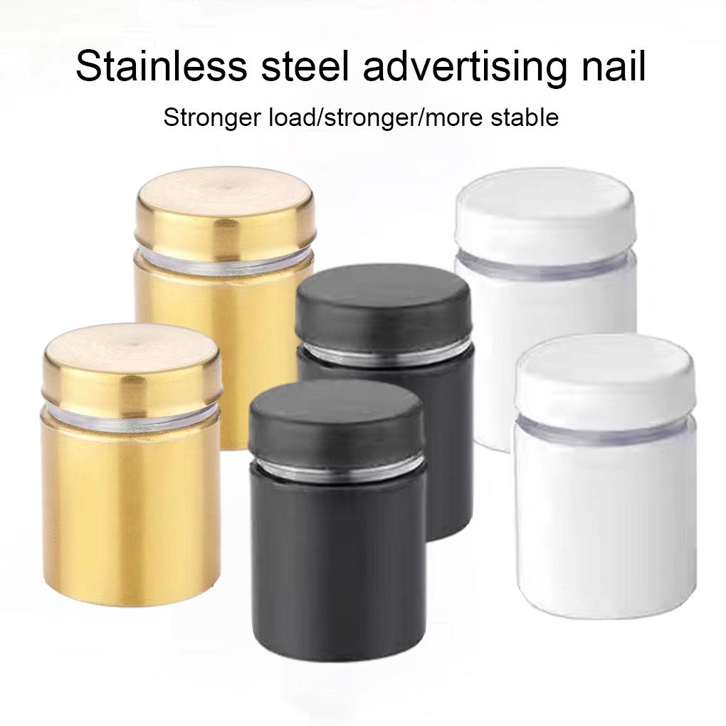 8 шт./комплект распорок из нержавеющей стали - легко устанавливается и устойчив к ржавчине для стеклянных панелей вывесок