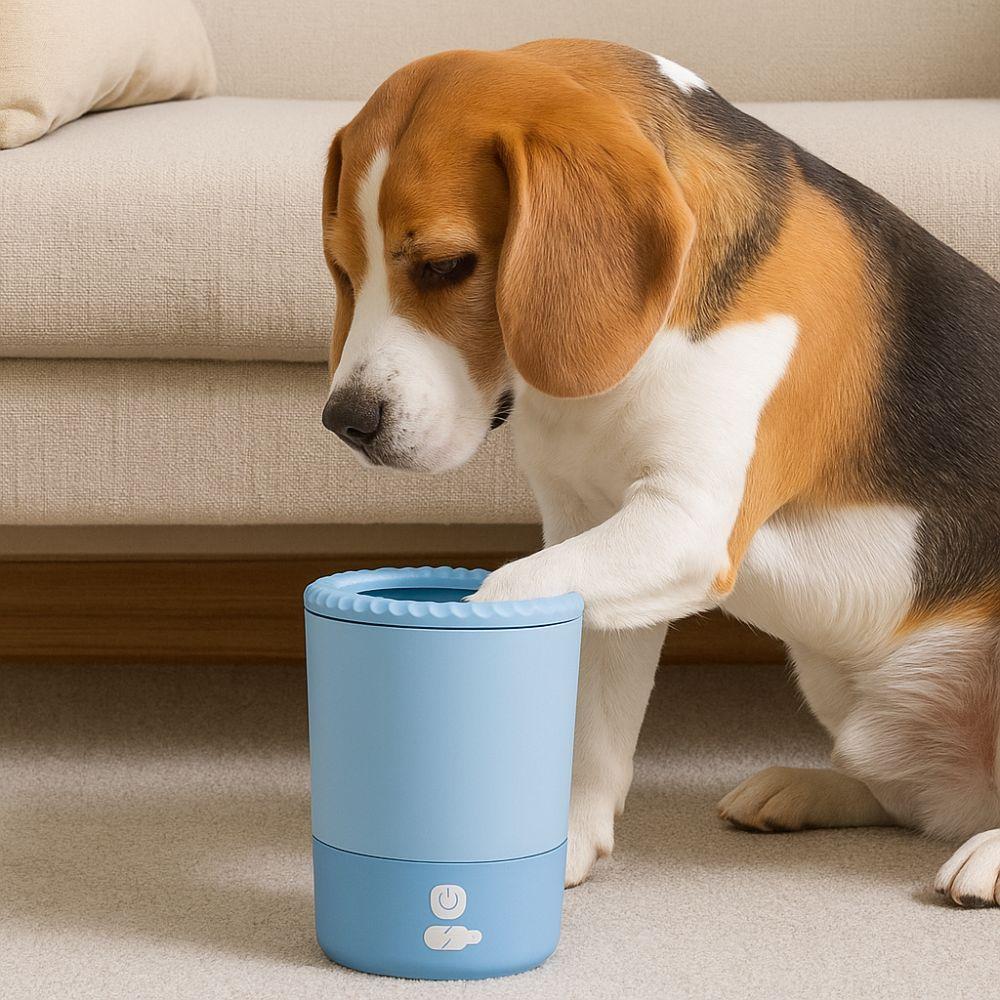 Low Noise Pet Paw Washer Portable Electric Pet Paw Cleaner Automatic Paw Cleaner  for Cats and Dogs