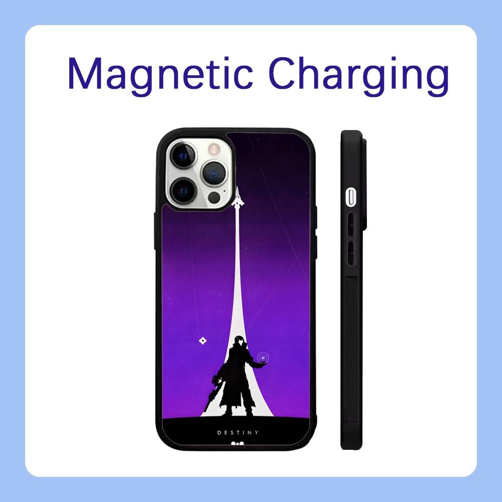 D-Destiny 2 Game Phone Case For iPhone 16,15,14,13,12,11,Pro,Max,Plus,Mini,SE Magsafe Magnetic Wireless Charging